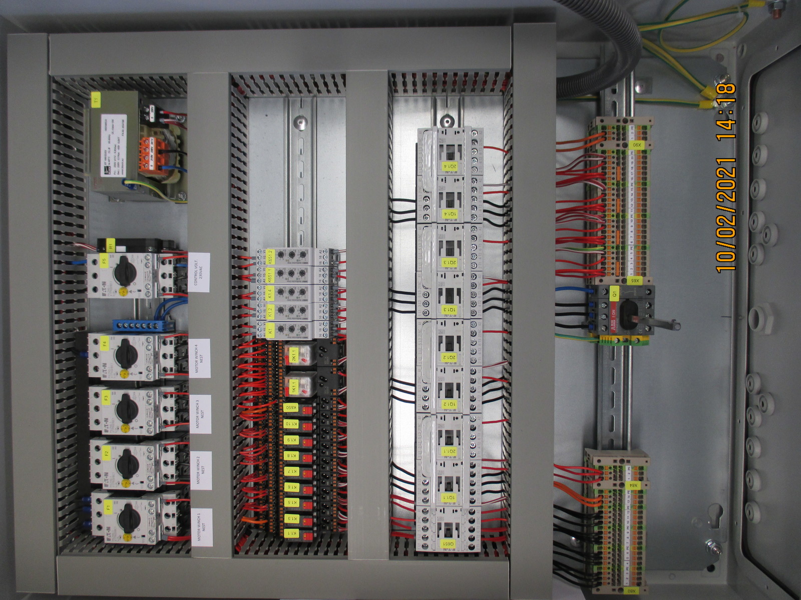 Schaltschrank f/4 Antriebe EWA10 Nest Col.2+ 380-400V 3Ph V3